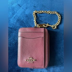 Sold! Coach zip card case women’s wallets